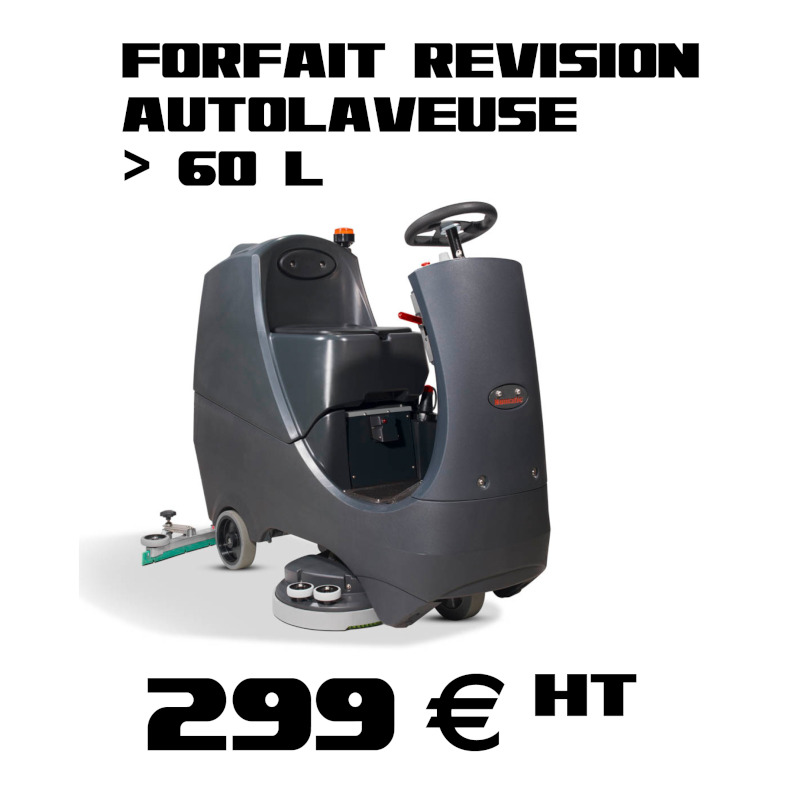 FORFAIT REVISION AUTOLAVEUSE AUTOPORTE (> 60 L)
